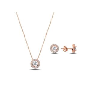 Сребърен комплект (проба 925) с Цирконий