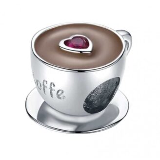 Сребърен талисман (проба 925) "Ароматно Кафе"