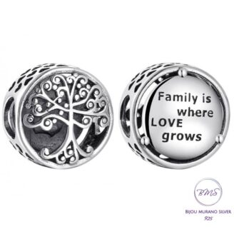 Сребърен талисман (проба 925) "Семейство"