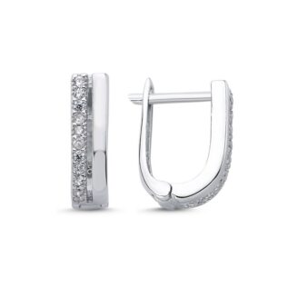 Сребърни Обици (проба 925) "Дуо"