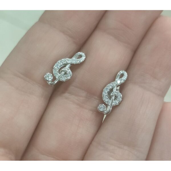 сребърни-обици-проба-925-ключ-сол