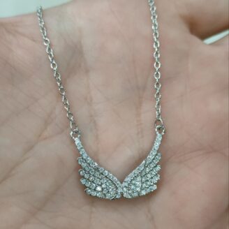 Сребърно колие (проба 925) "Ангелски Криле""