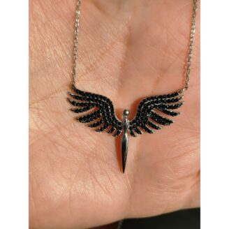 Сребърно колие (проба 925) "Феникс"