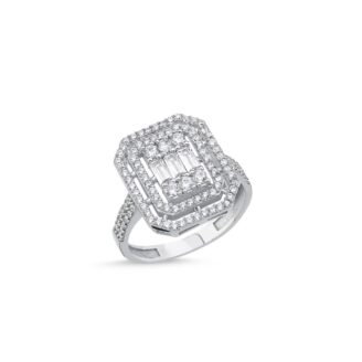 Сребърен пръстен (проба 925) "Валета"