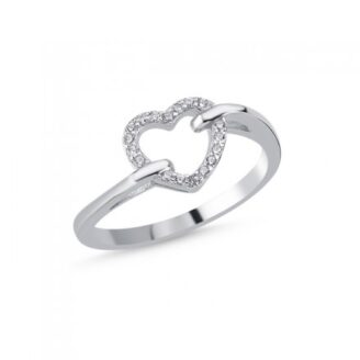 Сребърен пръстен (проба 925) "Любов"