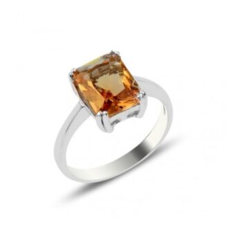 Сребърен пръстен (проба 925) със Султанит