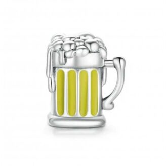 Сребърен Талисман (проба 925) "Обичам Бира"